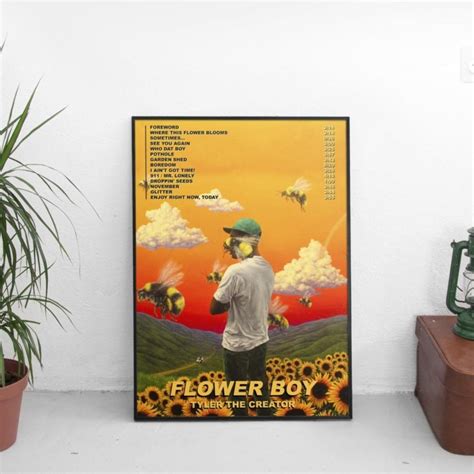 Tyler the Creator – Flower Boy Album Poster - The Fresh Stuff LTD