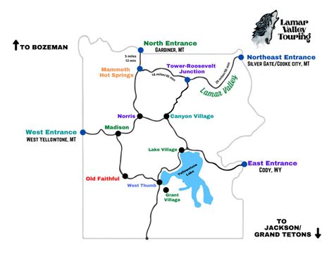 Map - Lamar Valley Touring