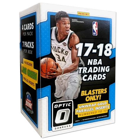 2017-18 Panini NBA Basketball Donruss Optic Value Box Trading Cards ...