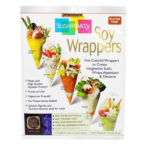 Japanese Sushi Soy Wrapper by Yamamotoyama, 5 count | Food, Sushi party, Bento recipes