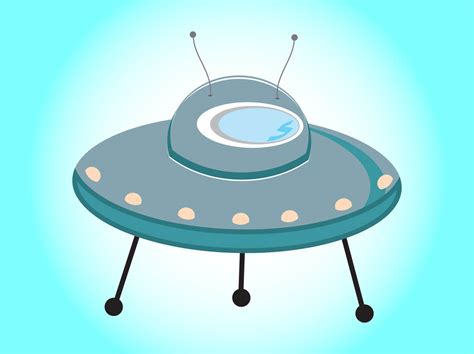 Cartoon Flying Saucer Vector Art & Graphics | freevector.com