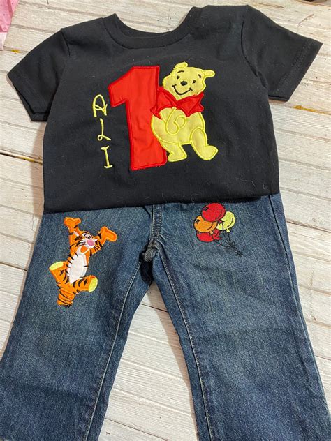 Winnie The Pooh traje de cumpleaños-bebés primer cumpleaños - Etsy México