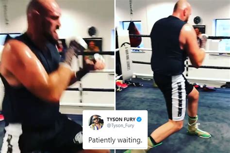 Tyson Fury says he is 'patiently waiting' as opponent still to be named ...