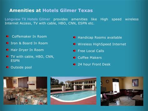 Hotel in Gilmer TX, Gilmer Texas Hotels