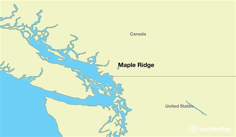 Map Of Maple Ridge – Verjaardag Vrouw 2020