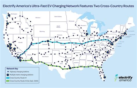 Electrify America’s first cross-country EV charging route is complete ...