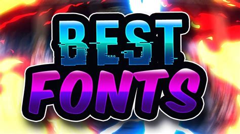 BEST FONTS FOR ALL THUMBNAILS!!! BECOME A PHOTOSHOP GOD PT.2!!! - YouTube