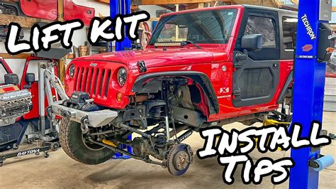 Lift Your Jeep Wrangler The RIGHT Way! How to Install a Fully Adjustable Lift Kit - YouTube