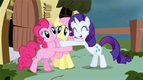 Image - Pinkie Pie Fluttershy and Rarity in My Little Pony Friendship is Magic.png | The Parody ...