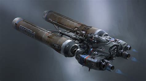 John Wallin Liberto - MOTH Sonar Recon | Spaceship art, Concept ships, Concept art world