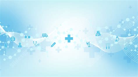 Blue Cross Medical Abstract Health Theme Blue Health Powerpoint Background For Free Download ...