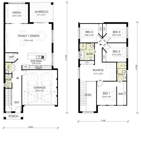 Narrow Lot Duplex Designs and House Plans Sydney, NSW