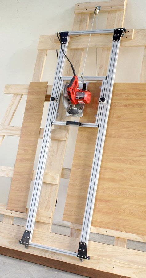 DIY Vertical Panel Saw - Circular Saw Tips, Jigs and Fixtures | WoodArchivist.com | Garage ...