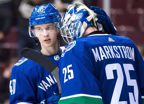 Canucks' Elias Pettersson ‘feeling good’ after knee injury, not quite ...