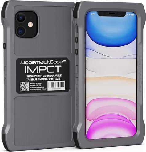 Amazon.com: Juggernaut.Case IMPCT Smartphone Case - Compatible with iPhone 11, Disruptive Gray ...