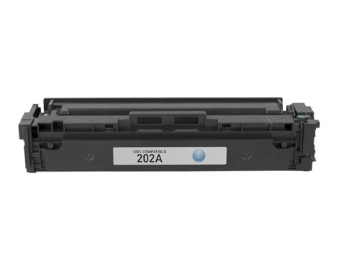 Compatible HP 202A CF501A Cyan Toner Cartridge Color LaserJet Pro M253 ...