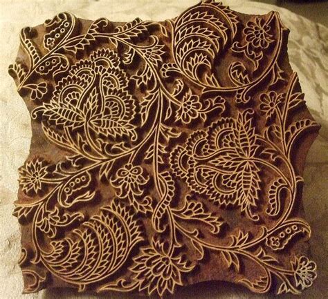 examples of indian block printing - Google Search | Wood printing blocks, Wood print, Indian prints