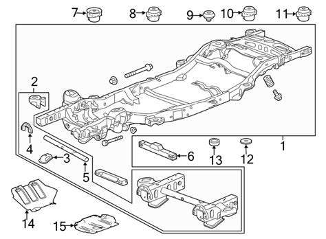 Chevrolet Suburban Frame Rail. 2WD. 4WD. Assy, Motors, General ...