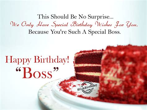 Birthday Wishes For A Boss - BIRTHDAY BCG