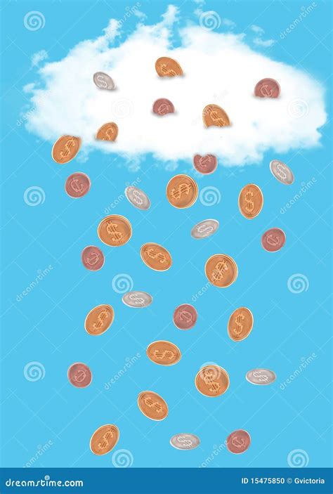 Money Falling From The Sky Stock Photo - Image: 15475850