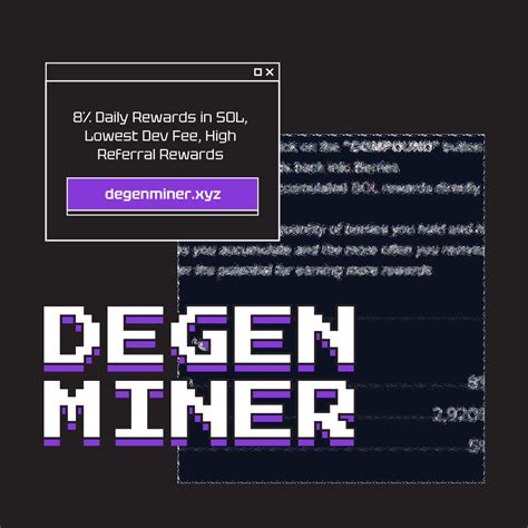 Get 8% Daily interest on Solana - Degen Miner - Medium