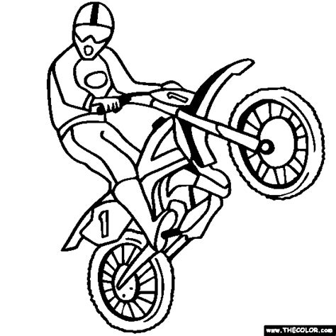 Effortfulg: Dirt Bikes Coloring Pages