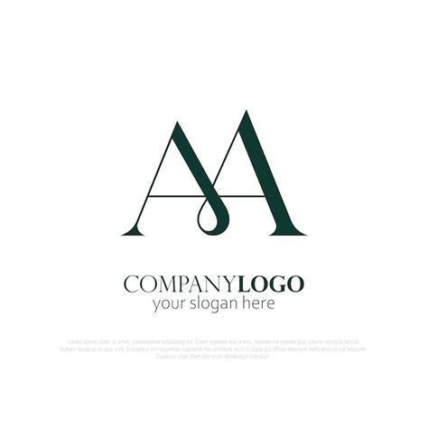 Premium Vector | Aa monogram logo