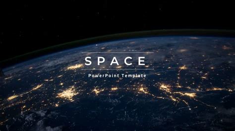 Space Powerpoint Template | Google Slides Space Theme. Best 50 Slides ...