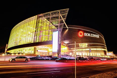 Tulsa BOK Center Arena At Night Photograph by Gregory Ballos - Fine Art ...