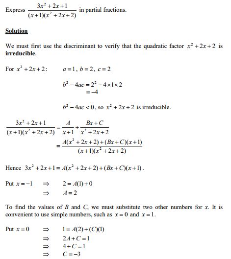 Partial Fractions Worksheet With Solutions Pdf - Brian Harrington's ...