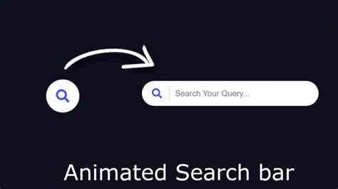 Awesome Animated Search bar using HTML & CSS