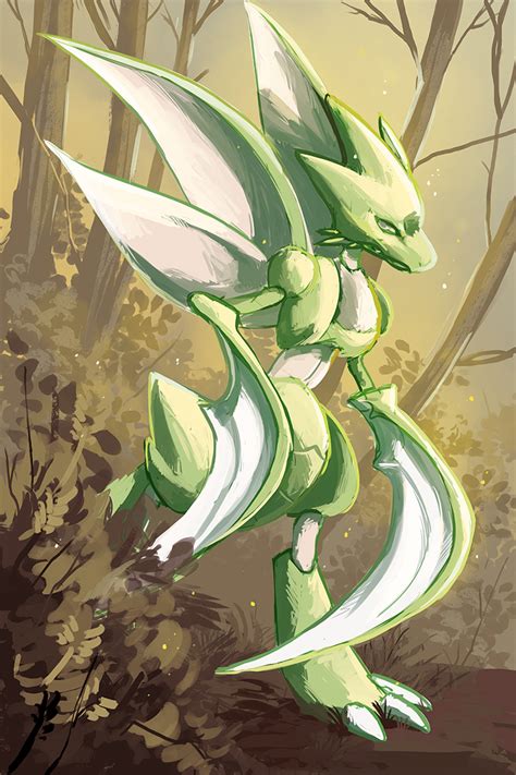 Blades of Fury: #123 Scyther by LadySionis on DeviantArt