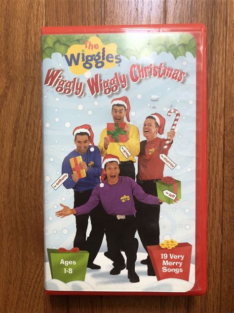 The Wiggles Wiggly Wiggly Christmas Vhs