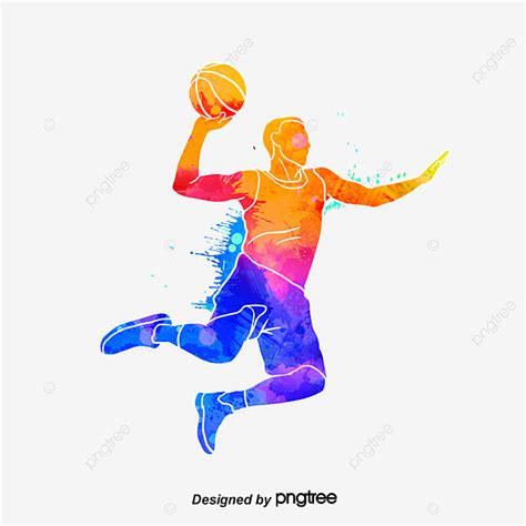 Free Basketball Player Silhouette PNG Free, Silhouettes Of Creative Basketball Players ...