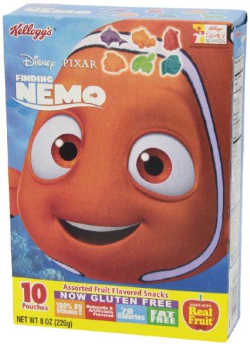 Kellogg's, Disney Finding Nemo Fruit Snacks, 10 ct, 8 oz Food, Beverages Tobacco Food Items Foods