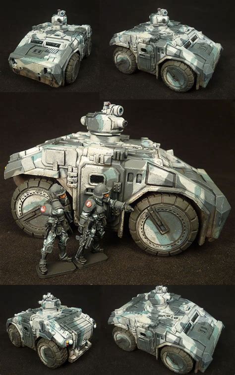 28mm Sci Fi Miniatures Vehicles