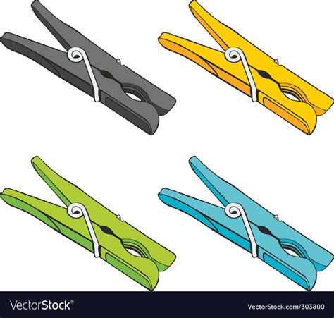 Pegs Royalty Free Vector Image - VectorStock