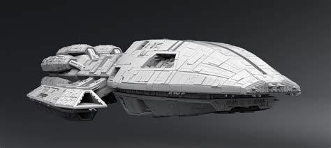 Battlestar Pegasus Scale model 3D model 3D printable | CGTrader