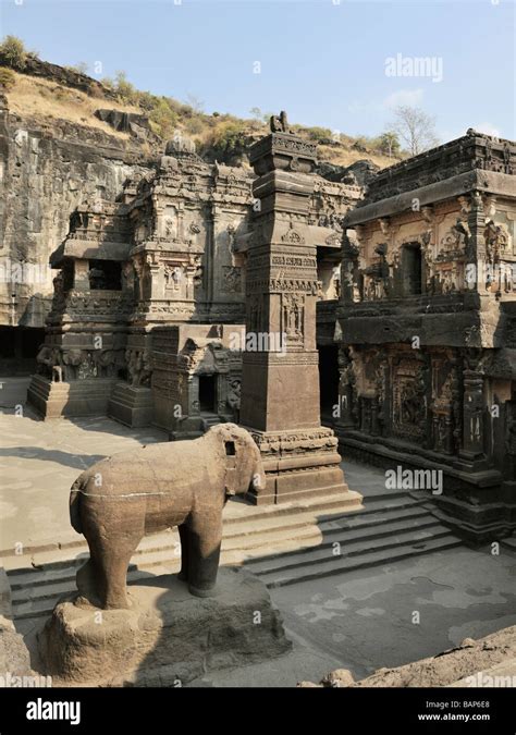 Kailash Temple Ellora Caves Cave 16 Stock Photo - Alamy