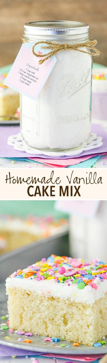 Homemade Vanilla Cake Mix | Easy DIY Holiday Gift Idea