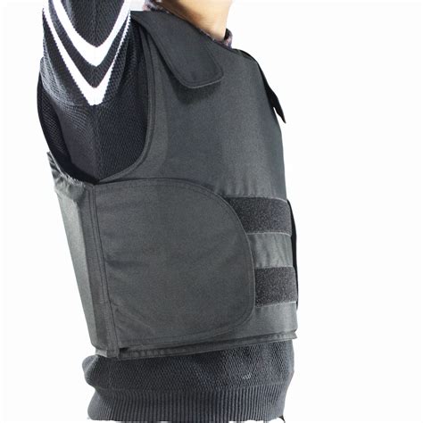 FREE Shipping Kevlar Bulletproof Vest Police Body Armor Size L Black ...