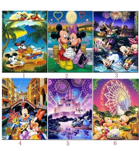 5D Diamond Painting Kit Diy Disney cartoon Mickey Mouse | Etsy