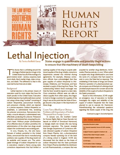 The Human Rights Report – Southern Center for Human Rights