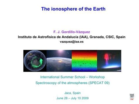 The ionosphere of the Earth