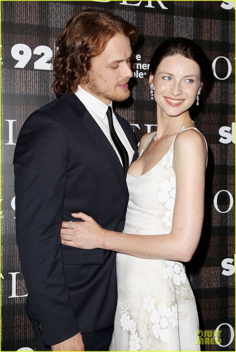 Full Sized Photo of sam heughan caitriona balfe picture perfect at ...