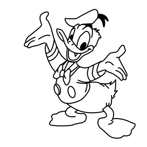 Free Donald Duck Black And White, Download Free Donald Duck Black And White png images, Free ...