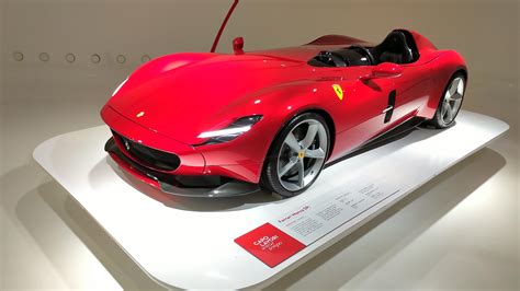 2018 Ferrari Monza SP1 at the Enzo Ferrari Museum in Modena, Italy. : r ...