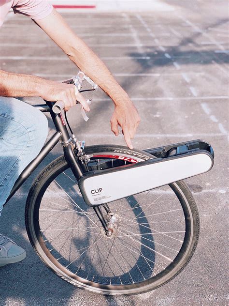 CLIP is a portable e-motor that turns any bicycle into an e-bike