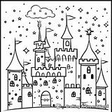 Magic Kingdom Coloring Pages  Free & Printable sketch template
