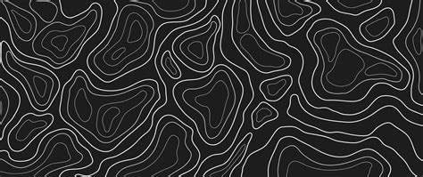 Abstract line art background vector. Mountain topographic terrain map ...